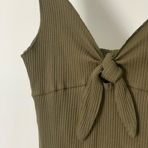 Tie knot bodycon dress